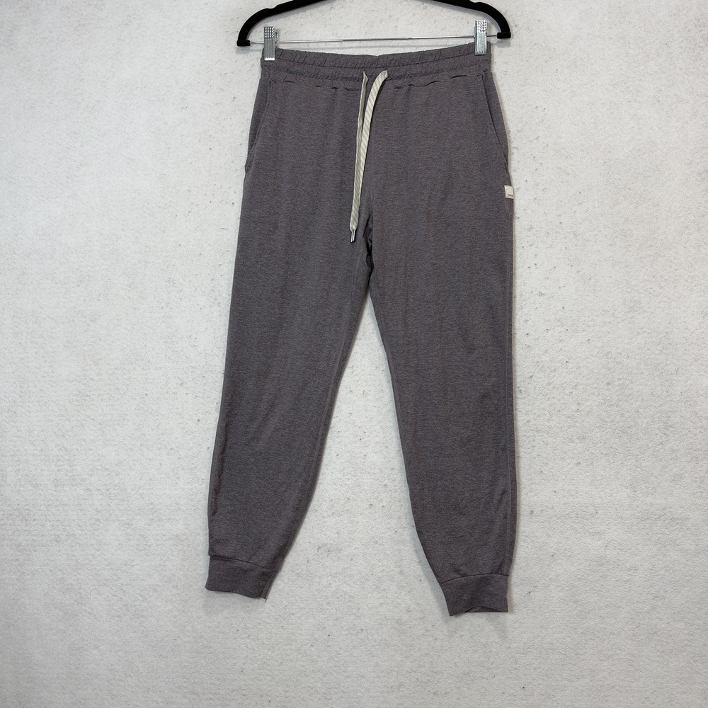 Vuori Performance Jogger Pant Womens XS Purple Jersey Elastic Waist Pockets Yoga